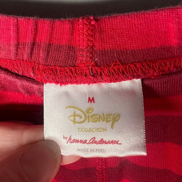 Hannah Andersson Women's Disney Collection Holiday Pajama Set Red Gold Mickey - Picture 7 of 10